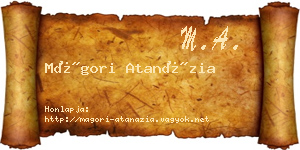 Mágori Atanázia névjegykártya